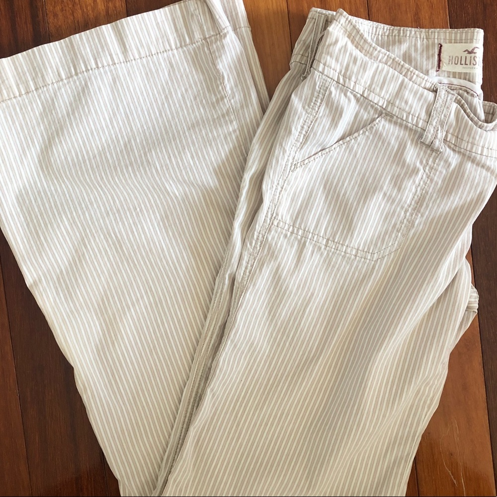 Hollister Cotton Wide Leg Pants